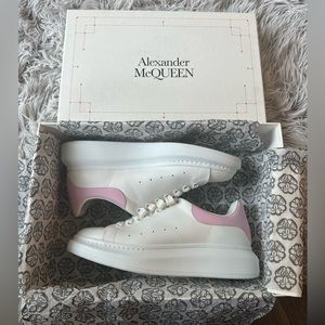 Alexander McQueen Sneakers White/Ice Pink Size 42 Men